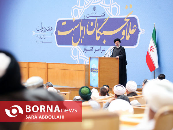 دیدار علما و نخبگان اهل سنت با رییس جمهور