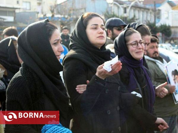 تشییع  پیکر شهید امیر باسره -بندرانزلی