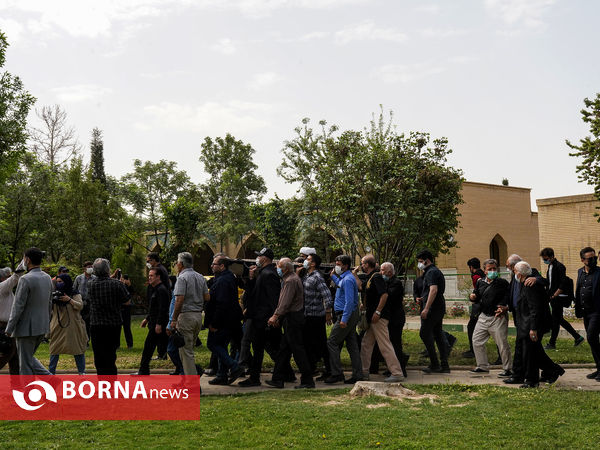 تشییع و خاکسپاری پیکر شهلا ناظریان