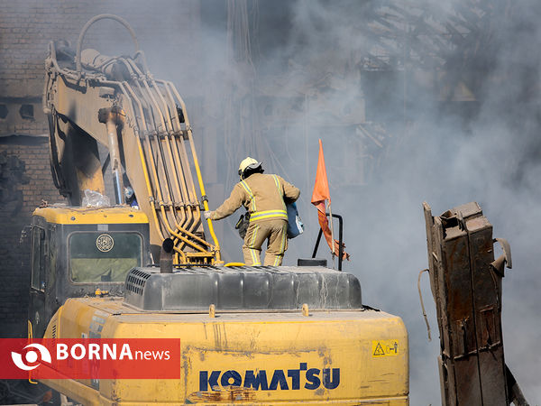 پیدا شدن پیکر آتش نشانان