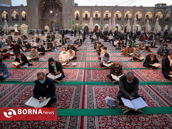 ترتیل خوانی قرآن کریم در حرم مطهر رضوی