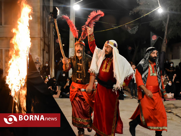 مراسم تعزیه خوانی در شب شام غریبان امام حسین(ع)