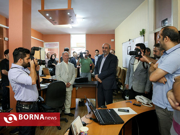 بازدید وزیر ورزش و جوانان از موسسه خبر