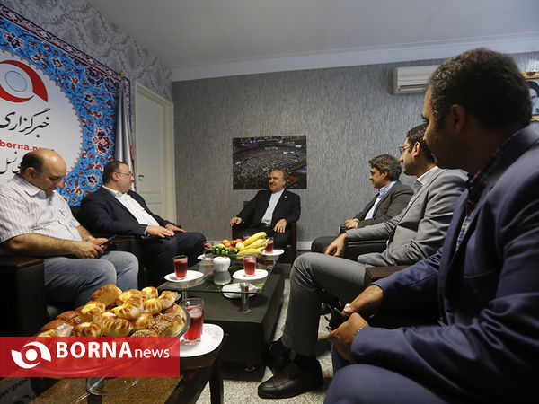 حضور وزیر ورزش و جوانان در خبرگزاری برنا