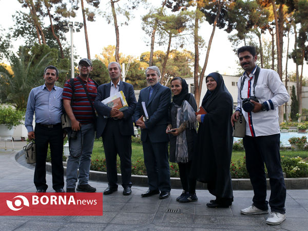 حیاط هیات دولت در روز خبرنگار