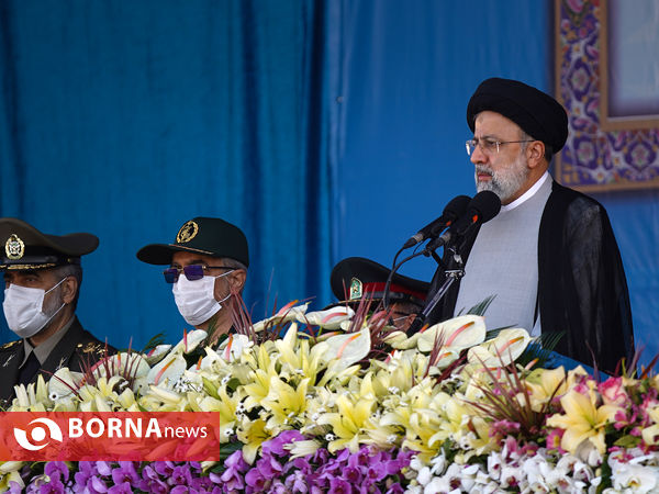 مراسم روز ارتش با حضور رییس جمهوری