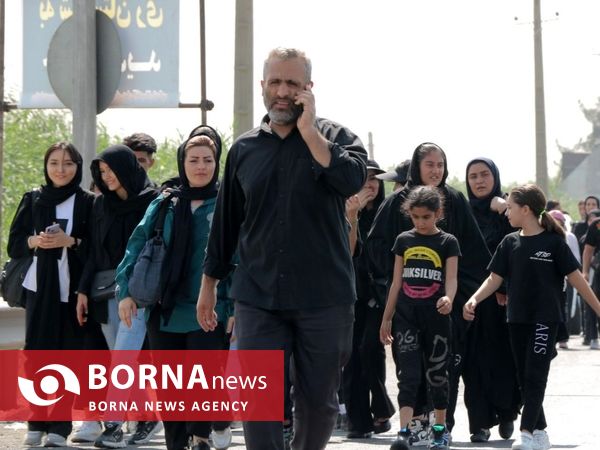 مراسم جاماندگان اربعین حسینی در شهرستان ری