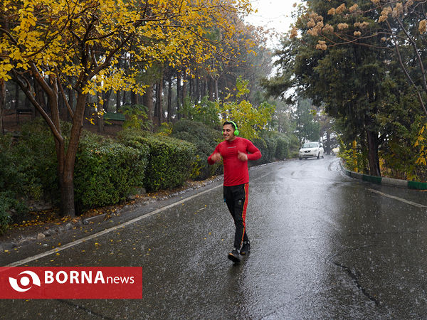باران پاییزی تهران