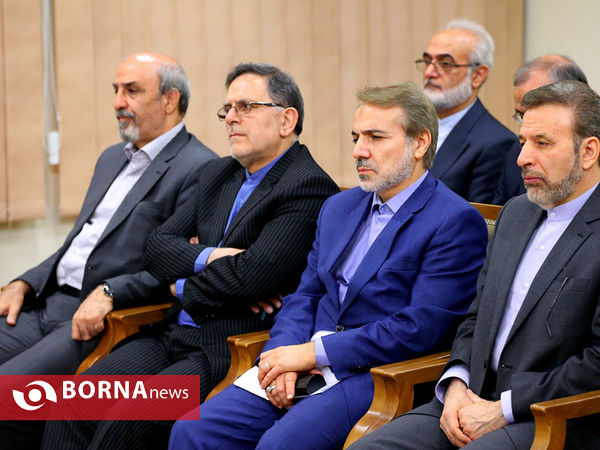 دیدار ‫رئیس جمهوری و اعضای هیأت با رهبر انقلاب