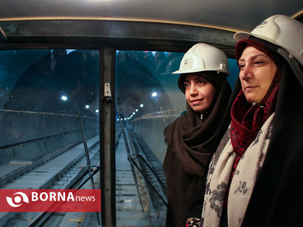 بازدید اعضای شورای شهر از خط ۶ مترو تهران