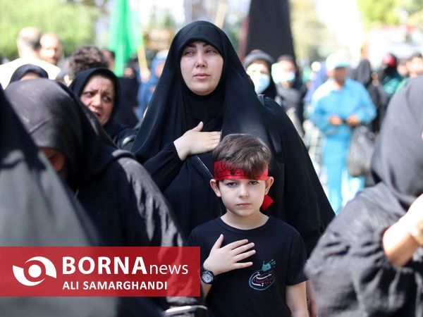 پیاده روی جاماندگان اربعین در بندرانزلی