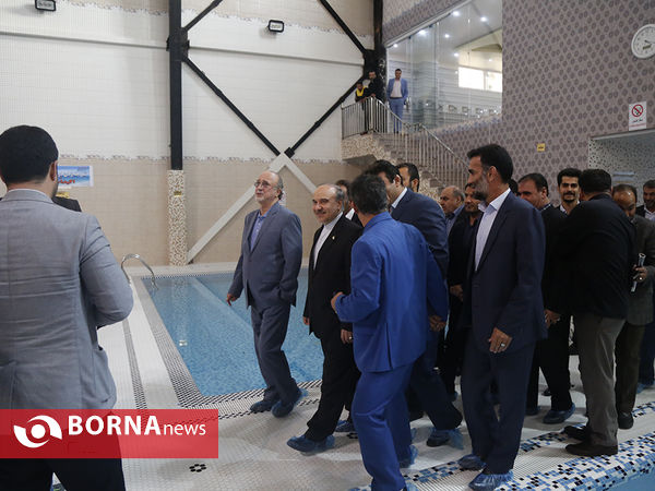 افتتاح مجموعه آبی پرشین با حضور وزیر ورزش و جوانان