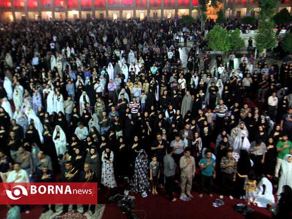 احیای شب قدر بیست و یکم ماه رمضان و سالروز شهادت امام علی(ع) در حرم مطهر شاهچراغ(ع) شیراز