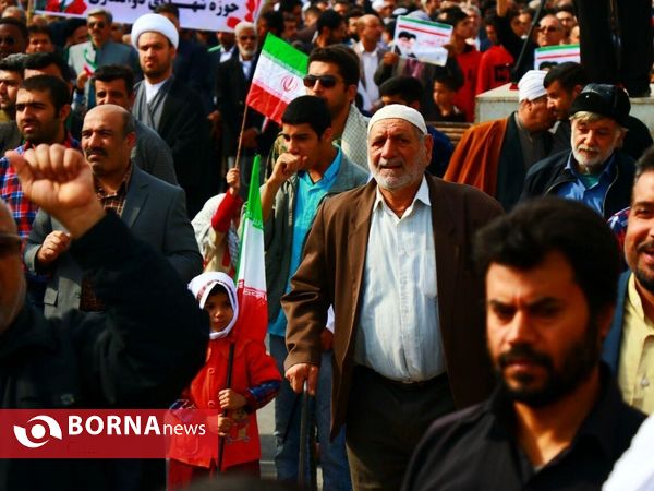 راهپیمایی 22 بهمن در منطقه آزاد اروند-آبادان