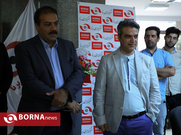 حضور مازیار ناظمی در  خبرگزاری برنا