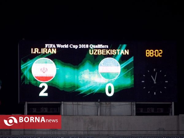 دیدار تیم ها فوتبال ایران- ازبکستان