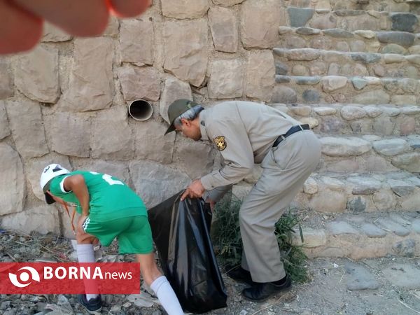 پاکداشت طبیعت حاشیه رودخانه جاجرود