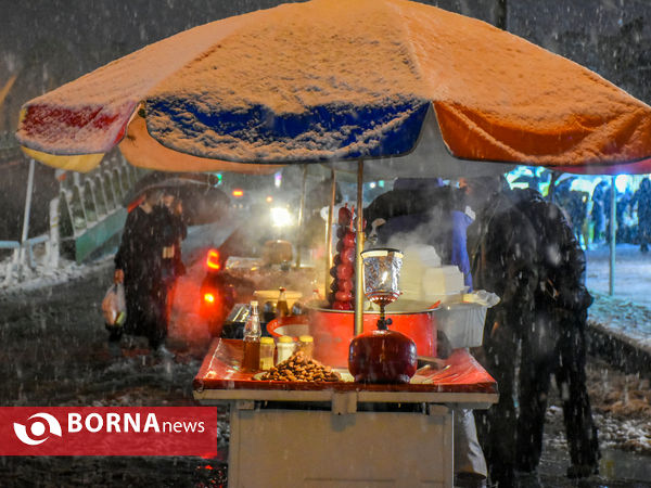 چهره زمستانی اراک در آخرین ماه پاییز