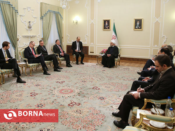 دیدار رییس جمهوری با صدراعظم سابق آلمان