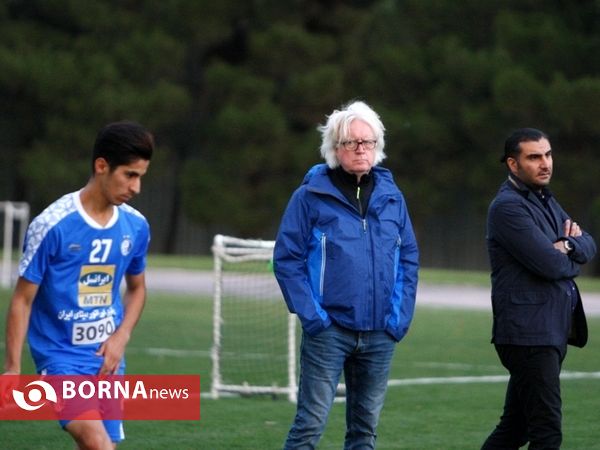 تمرینات تیم فوتبال استقلال تهران