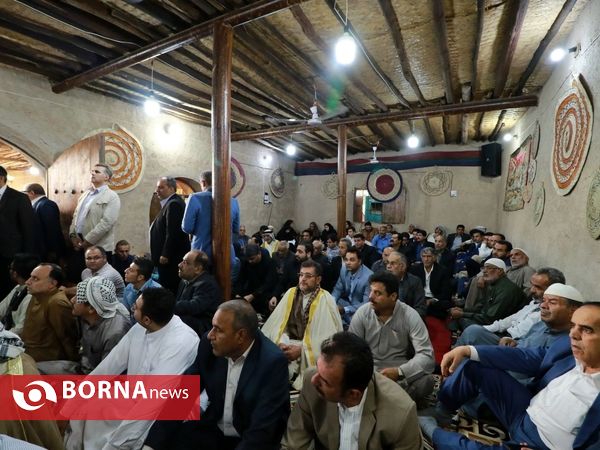 نشست مدیر عامل سازمان منطقه آزاد اروند با سران طوایف و بزرگان عشایر غیور عرب اروند