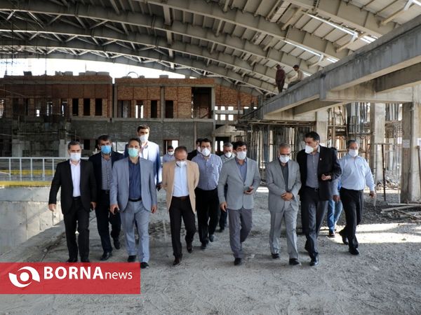 بازدید مدیران استانی از از اماکن ورزشی در حال احداث و در حال بازسازی استان آذربایجان شرقی