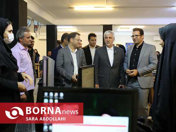 حضور حمید سجادی وزیر ورزش در خبرگزاری برنا