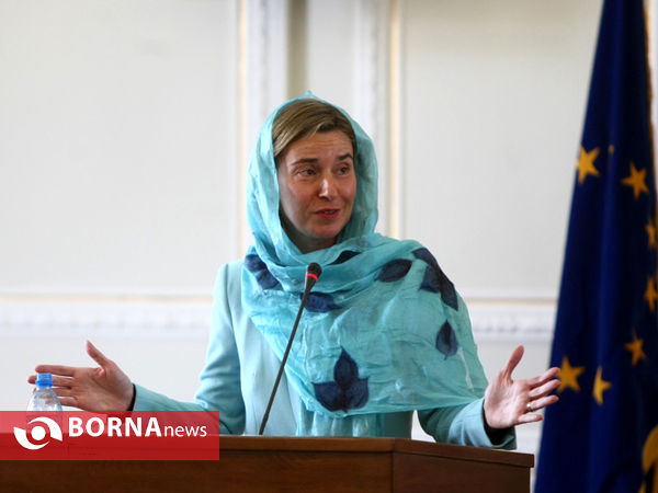 دیدار محمد جواد ظریف و فدریکا موگرینی