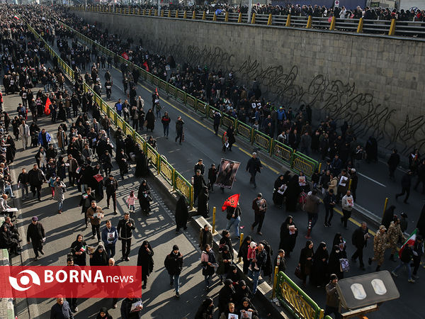 تشییع پیکر سردار شهید حاج قاسم سلیمانی در تهران