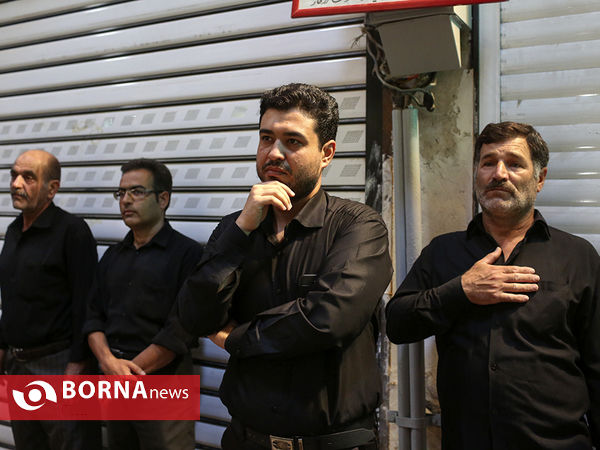 عزاداری روز تاسوعا در بازار کاشان