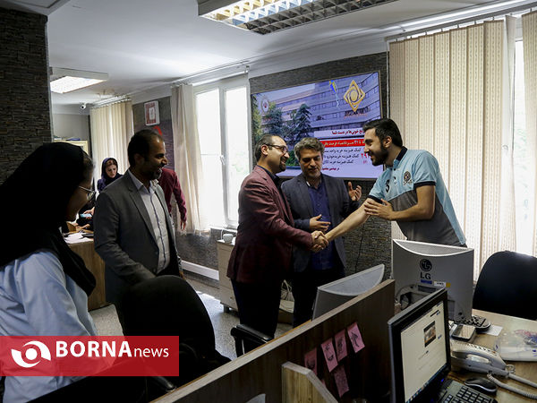 حضور حجت نظری در خبرگزاری برنا