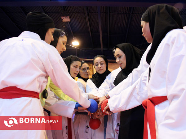 تمرین تیم ملی کاراته بانوان
