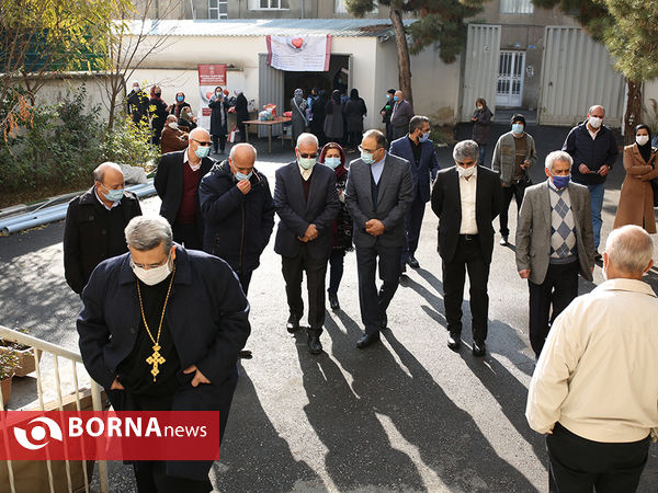 دیدار سخنگوی دولت با خیرین ارامنه در کلیسای ارامنه وارطان مقدس