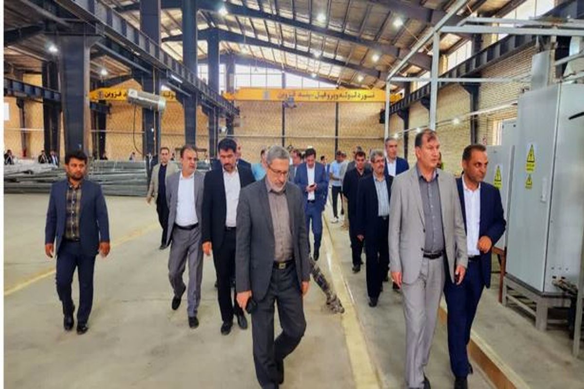 یک واحد تولیدی در شهرک صنعتی لیا در قزوین به بهره برداری رسید