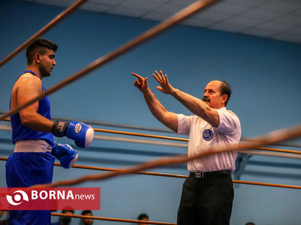 مسابقات بوکس قهرمانی بزرگسالان استان مرکزی