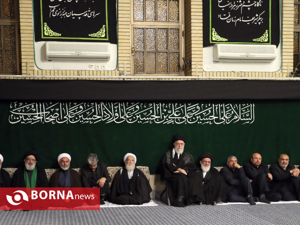 مراسم عزاداری شام غریبان امام حسین(ع) با حضور مقام معظم رهبری
