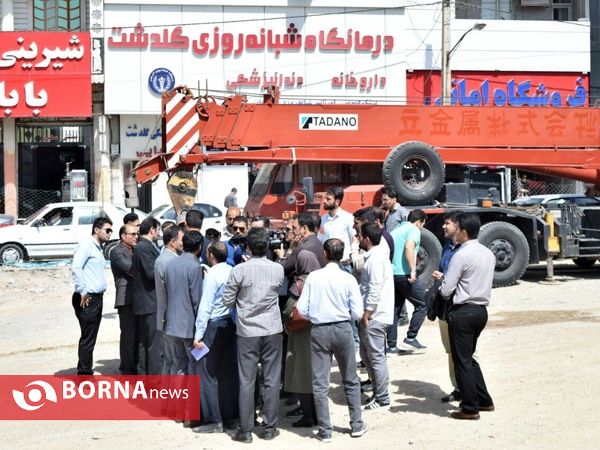 بازدیدشهردار ورئیس شورای شهر خرم آباد از پروژه زیر گذر بهارستان