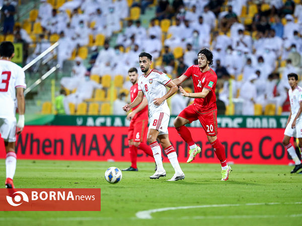 دیدار تیم های فوتبال ایران - امارات