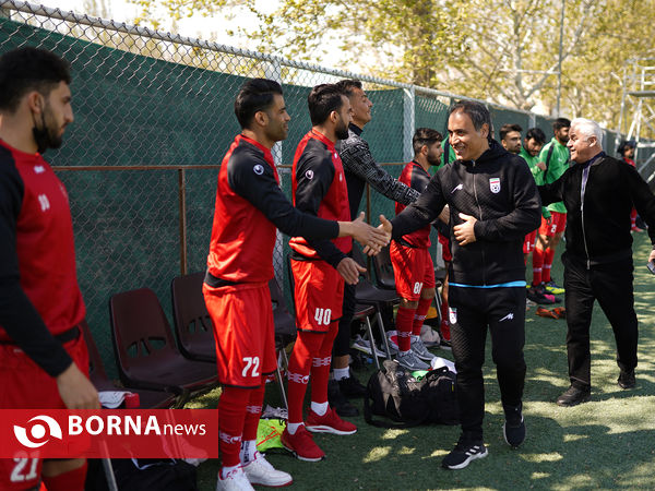 دیدار تیم ملی فوتبال امید ایران - پرسپولیس