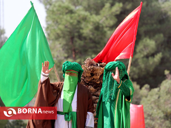 بازسازی واقعه غدیر در شهر زرقان فارس
