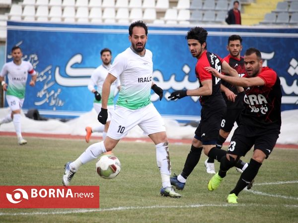 دیدار تیم های فوتبال آلومینیوم اراک _گل ریحان البرز