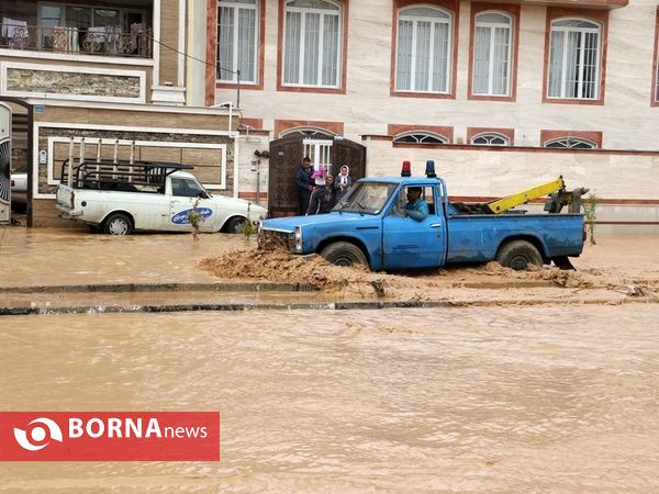 دومین روز سیلاب و آبگرفتگی در شیراز