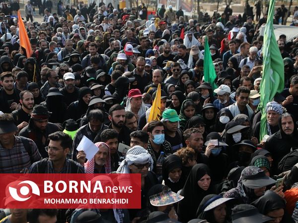 دلدادگان حسینی مرز شلمچه