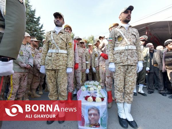 تشییع پیکر «مهدی اثنی عشری» شهید مدافع امنیت در ارومیه