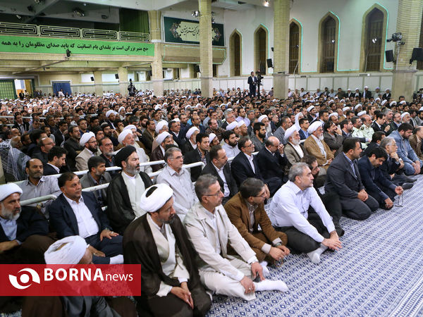 دیدار کارگزاران حج‌ با رهبر انقلاب