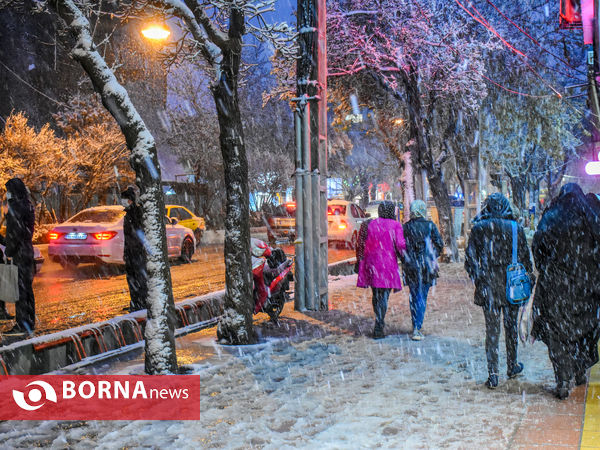 چهره زمستانی اراک در آخرین ماه پاییز