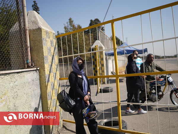 مسابقه درگ موتورسواری بانوان