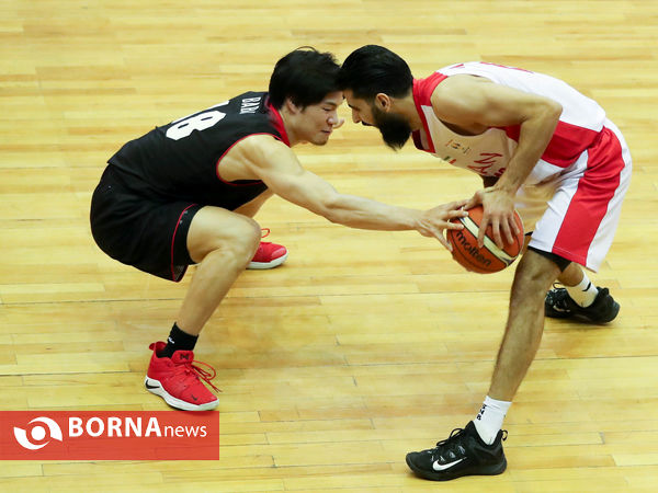 دیدار تیم های بسکتبال ایران - ژاپن