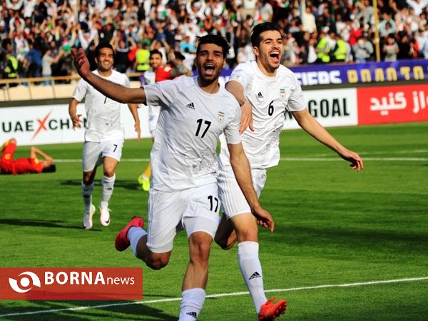 دیدار تیم های فوتبال ایران- چین