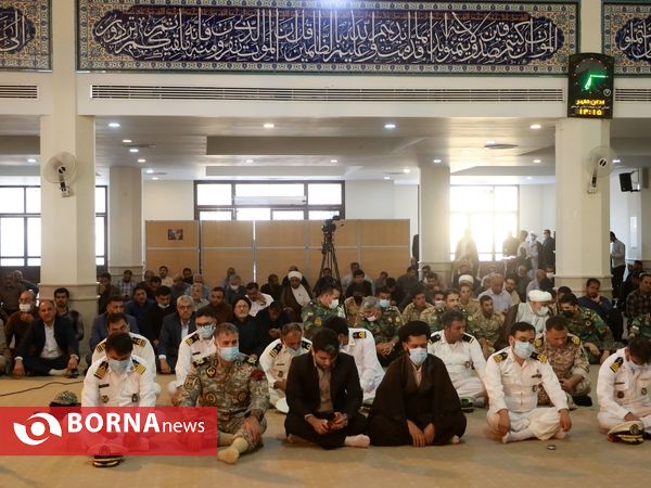 مراسم گرامیداشت جانباختگان متروپل در مسجدجامع خرمشهر